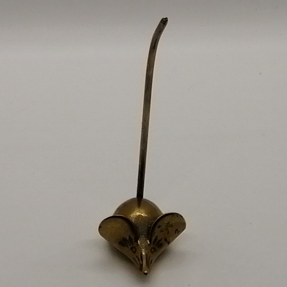 SOLD          VTG Brass Mouse Ring Holder - Picture 10 of 15